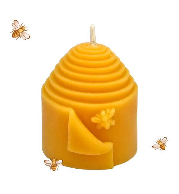 Свеча спираль из натурального пчелиного воска